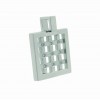 Colgante de oro blanco (18K) con diamante