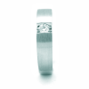 Solitario de oro blanco (18K) con diamante