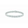 Pulsera de oro blanco (18K) con diamante