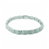 Pulsera de oro blanco (18K) con diamante