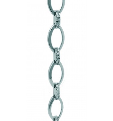 Pulsera de oro blanco (18K) con diamante