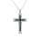 Cruz de plata con circonitas