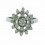 Sortija de oro blanco (18K) con diamante