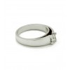 Anillo oro blanco y diamante