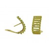 Pendientes de oro amarillo (18K) con diamante