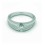 Solitario de oro blanco (18K) con diamante