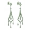 Pendientes de oro blanco (18K) con diamante