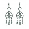 Pendientes de plata con zirconitas