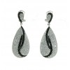 Pendientes de plata con zirconitas
