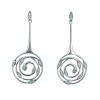 Pendientes de plata con zirconitas
