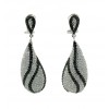 Pendientes de plata con zirconitas