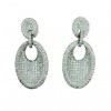 Pendientes de plata con zirconitas