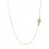 Colgante con cadena de oro amarillo (18K)