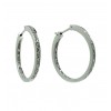 Pendientes de oro blanco (18K) con diamante