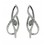 Pendientes de oro blanco (18K) con diamante