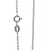 Cadena de oro blanco (18K) modelo rolo