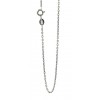Cadena de oro blanco (18K) modelo forsat