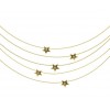 Conjunto de sirgas de oro amarillo (18K) con diamante