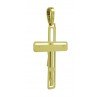 CRUZ CON CRISTO DE ORO AMARILLO DE 750 milésimas (18 K)
