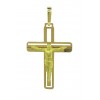 CRUZ CON CRISTO DE ORO AMARILLO DE 750 milésimas (18 K)