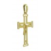 Cruz de oro amarillo (18K)