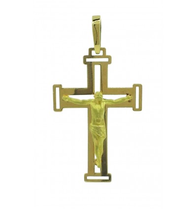 Cruz de oro amarillo (18K)