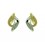 Pendientes de oro blanco y oro amarillo (18K)