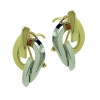Pendientes de oro blanco y amarillo