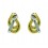 Pendientes de oro blanco y oro amarillo (18K)
