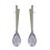 Pendientes de oro blanco (18K) con amatista