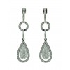 Pendientes con diamantes