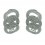 Pendientes de oro blanco (18K) con diamante