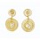 Pendientes de oro amarillo (18K) con circonita