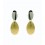 Pendientes de oro blanco y oro amarillo (18K)