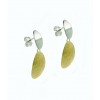 Pendientes de oro blanco y oro amarillo (18K)