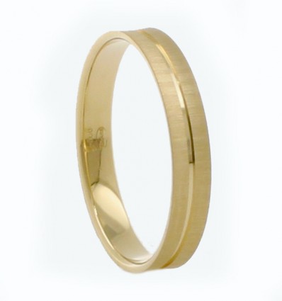 Alianza de oro amarillo (18K)