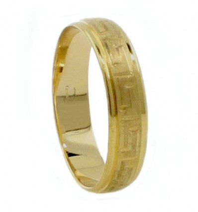 Alianza de oro amarillo (18K)