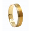 Alianza de oro blanco y oro amarillo (18K)