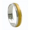 Alianza de oro blanco y oro amarillo (18K)