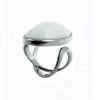 Sortija de plata oval XXL
