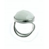 Sortija de plata oval XXL