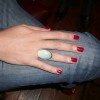 Sortija de plata oval XXL