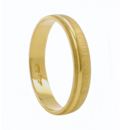 Alianza de oro amarillo (18K)