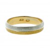 Alianza de oro blanco y oro amarillo (18K)