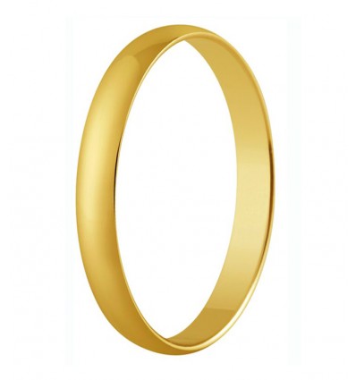 Alianza de oro amarillo (18K)
