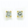 Pendientes de oro amarillo (18K) con zirconita