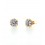 Pendientes de oro amarillo (18K) con circonita