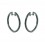Pendientes de oro blanco (18K) con diamante