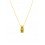Colgante con cadena de oro amarillo (18K) con diamante