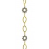 Pulsera de oro blanco y oro amarillo (18K)